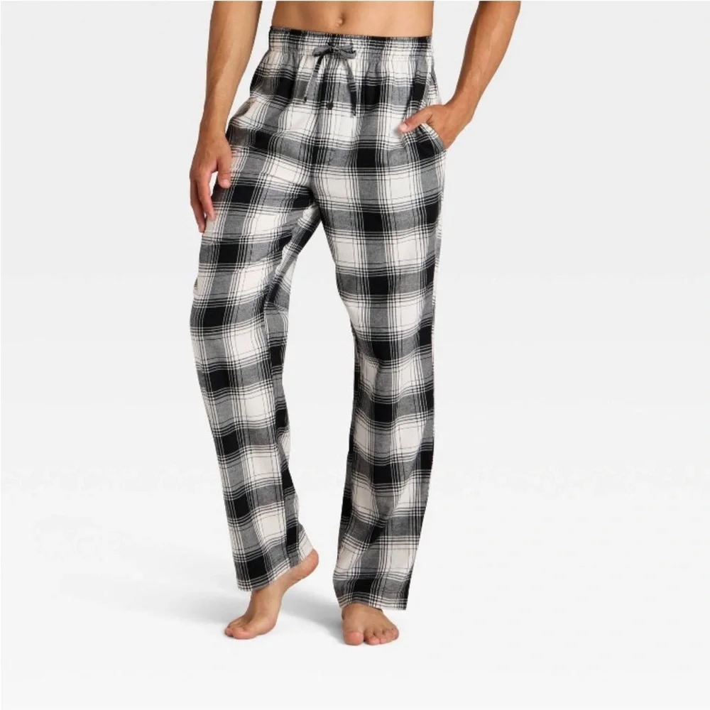 Men's Flannel Pajama Pants - Goodfellow & Co™ Black new 🆕